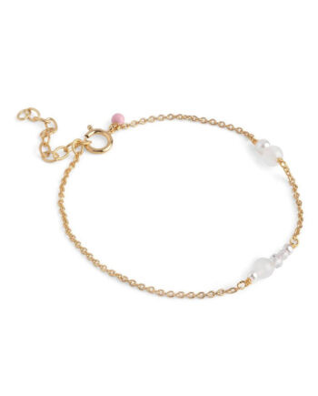 Enamel Copenhagen Armbånd Sofia White And Pearls