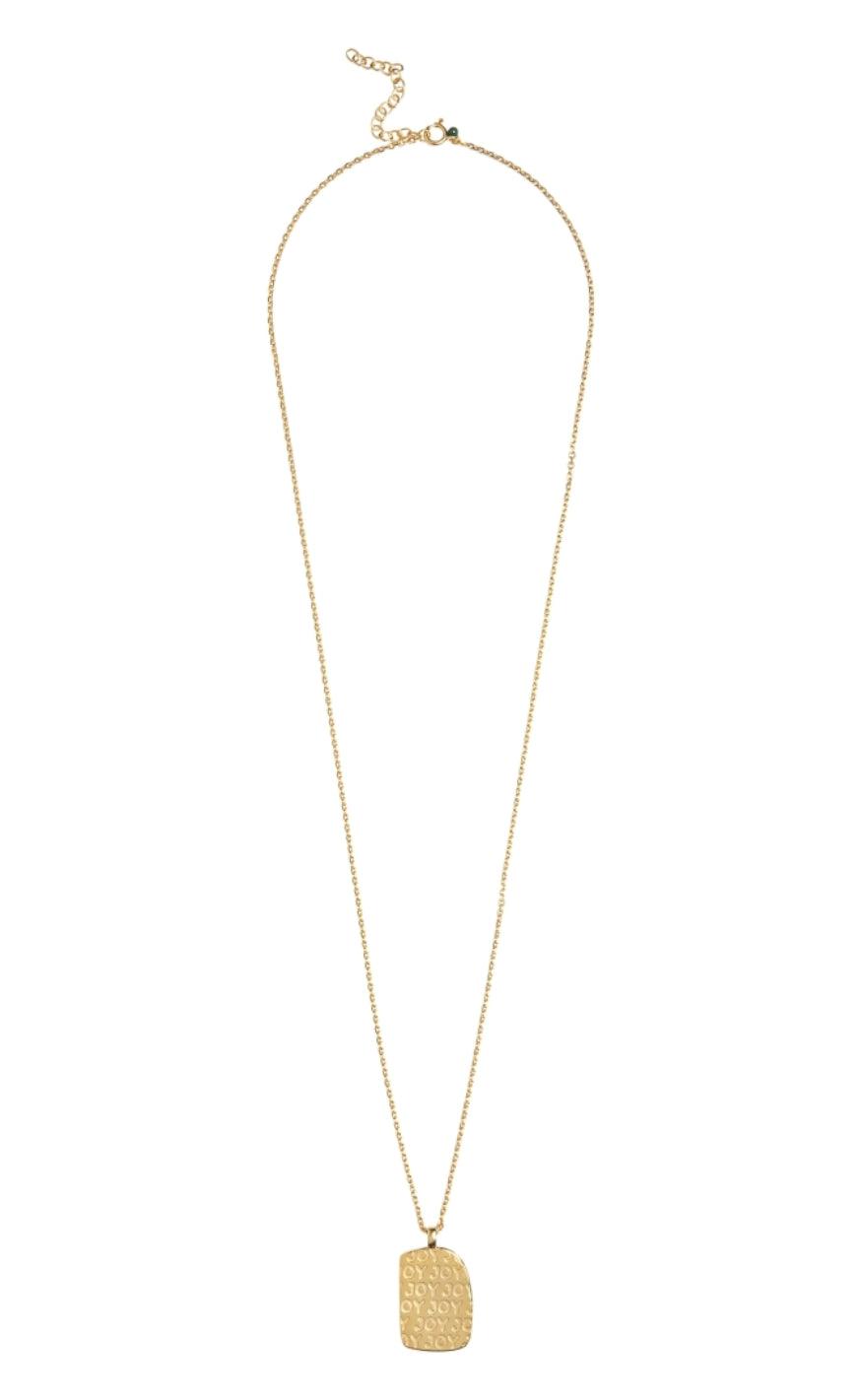 Enamel Copenhagen Halskæde Joy Statement Gold Colour