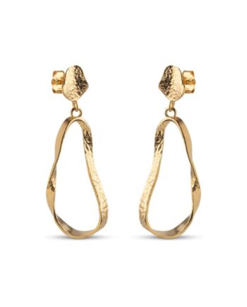 Enamel Copenhagen ørering Aloma Small Gold Colour
