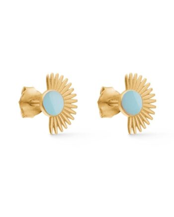 Enamel Copenhagen øreringe   Stud Soleil Arctic Blue