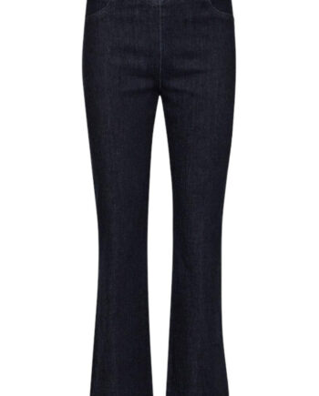 Freequent Bukser Shantal Bootcut Dark Blue Denim
