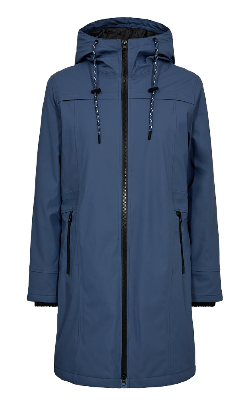 Freequent Jakke Rain Vintage Indigo