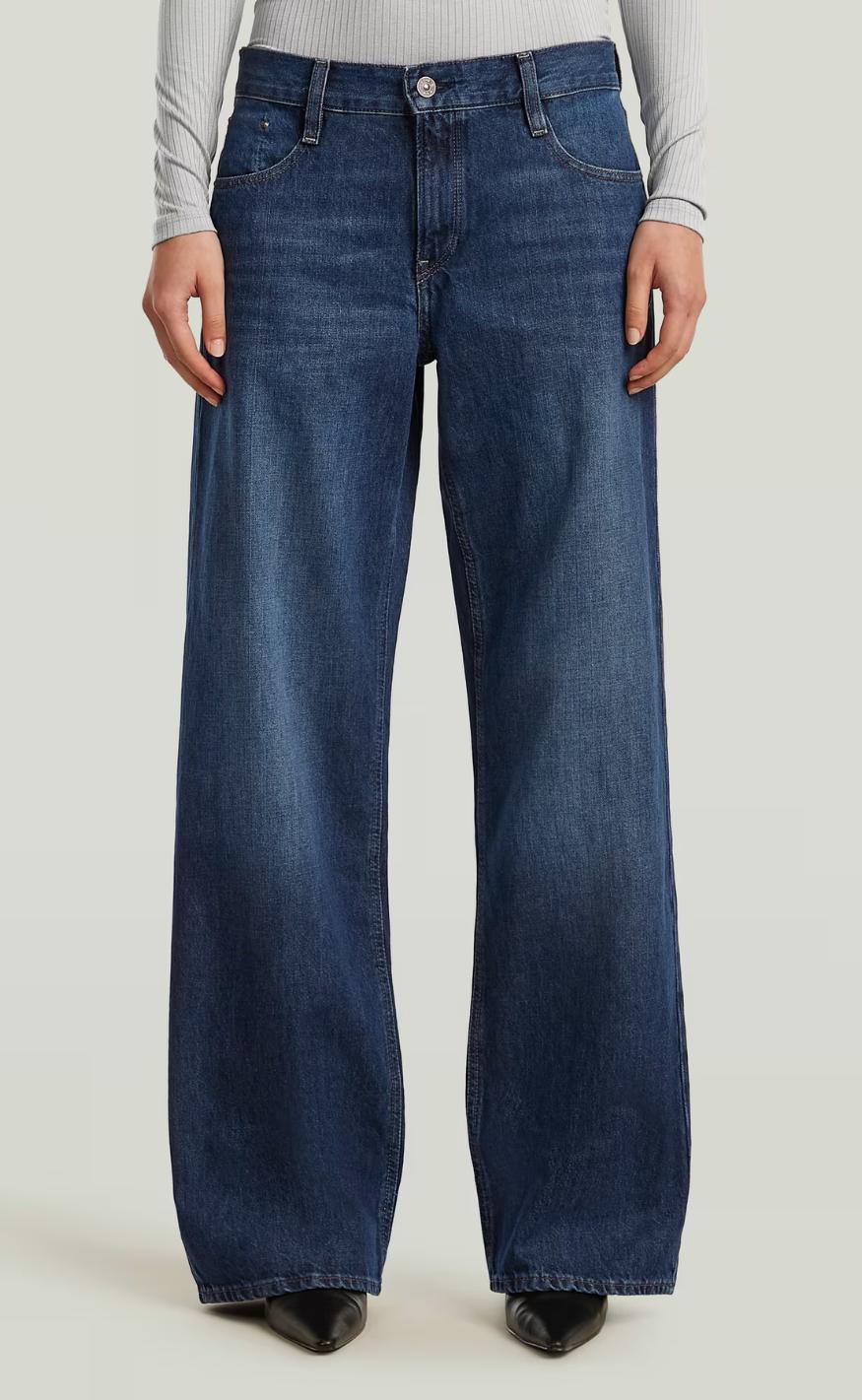-star Bukser Judee Loose Worn In Indigo Veil