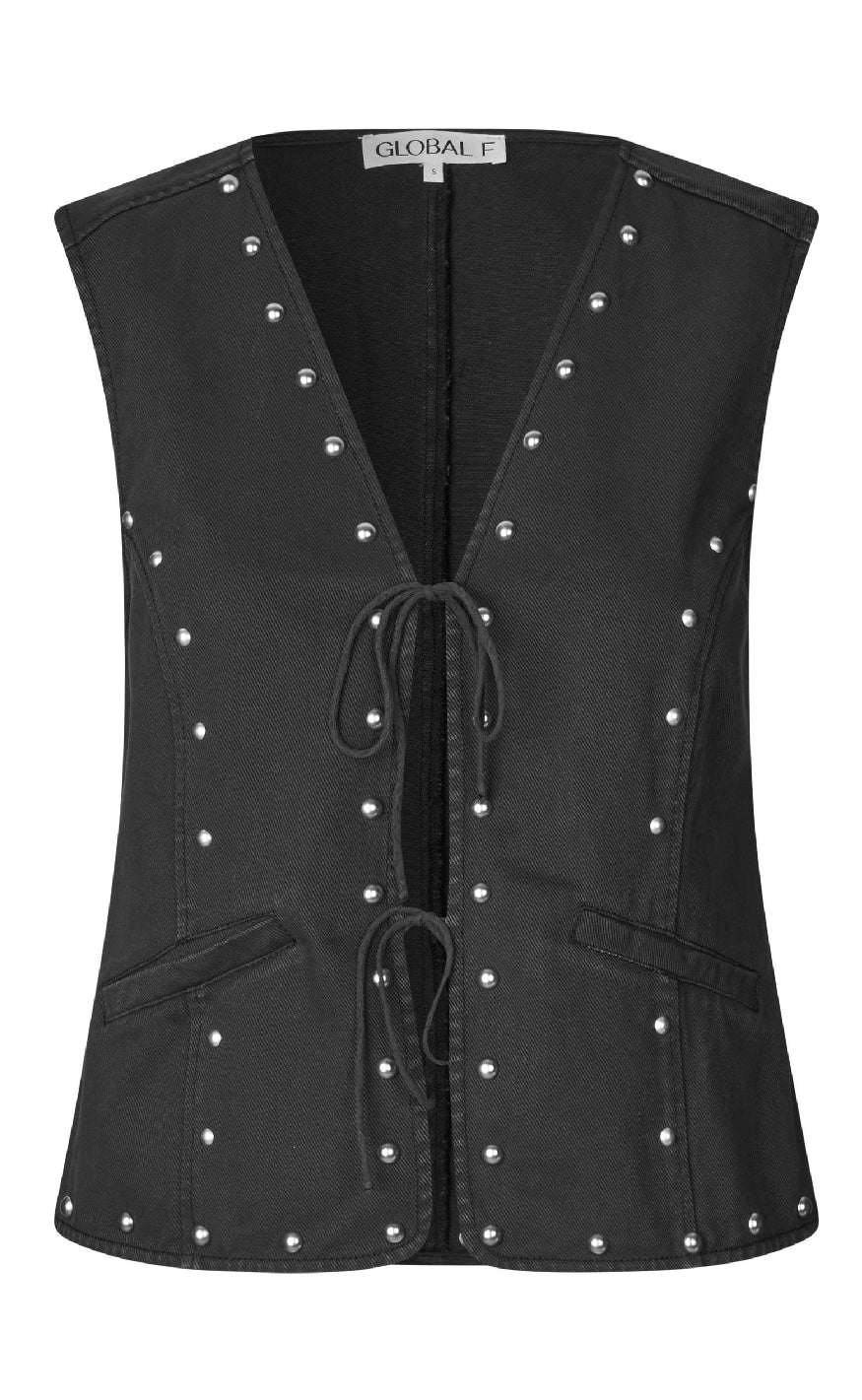 Global Funk Vest Filluca-  Washed Black