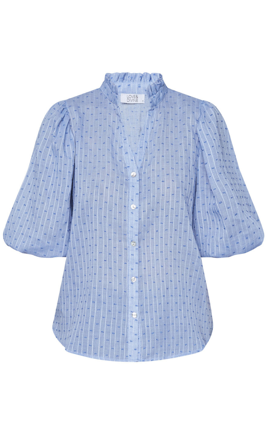 Love   Divine Bluse Love456-  Blue Dot