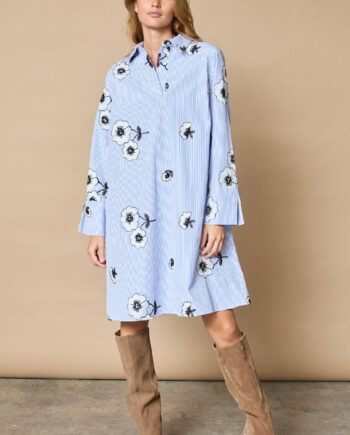 Love   Divine Tunika Love1476 Blue Flower