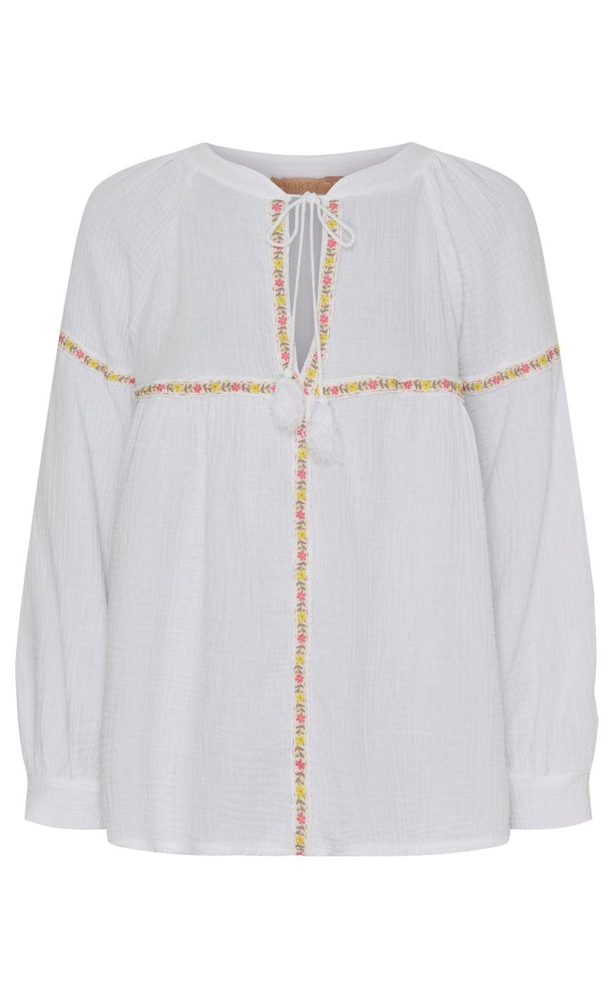 Marta Du Chateau Bluse Debora White