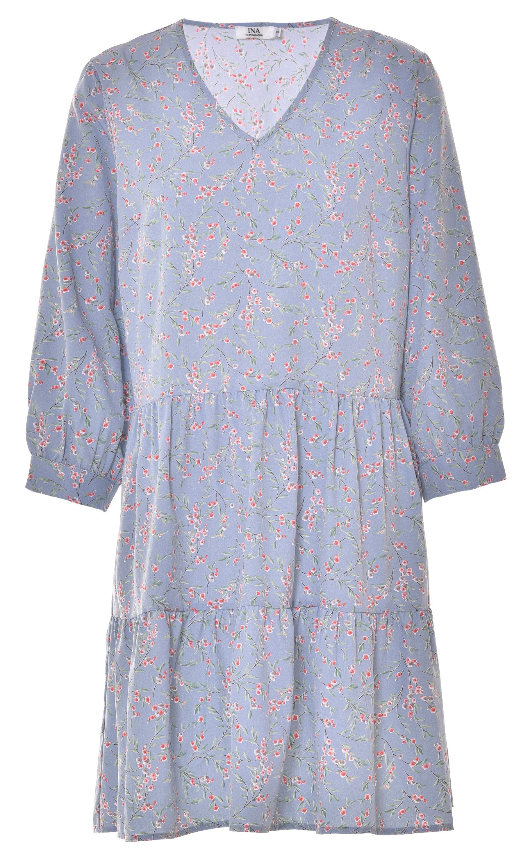 Say Ina Copenhagen Kjole Camille Blue   Rose Flower