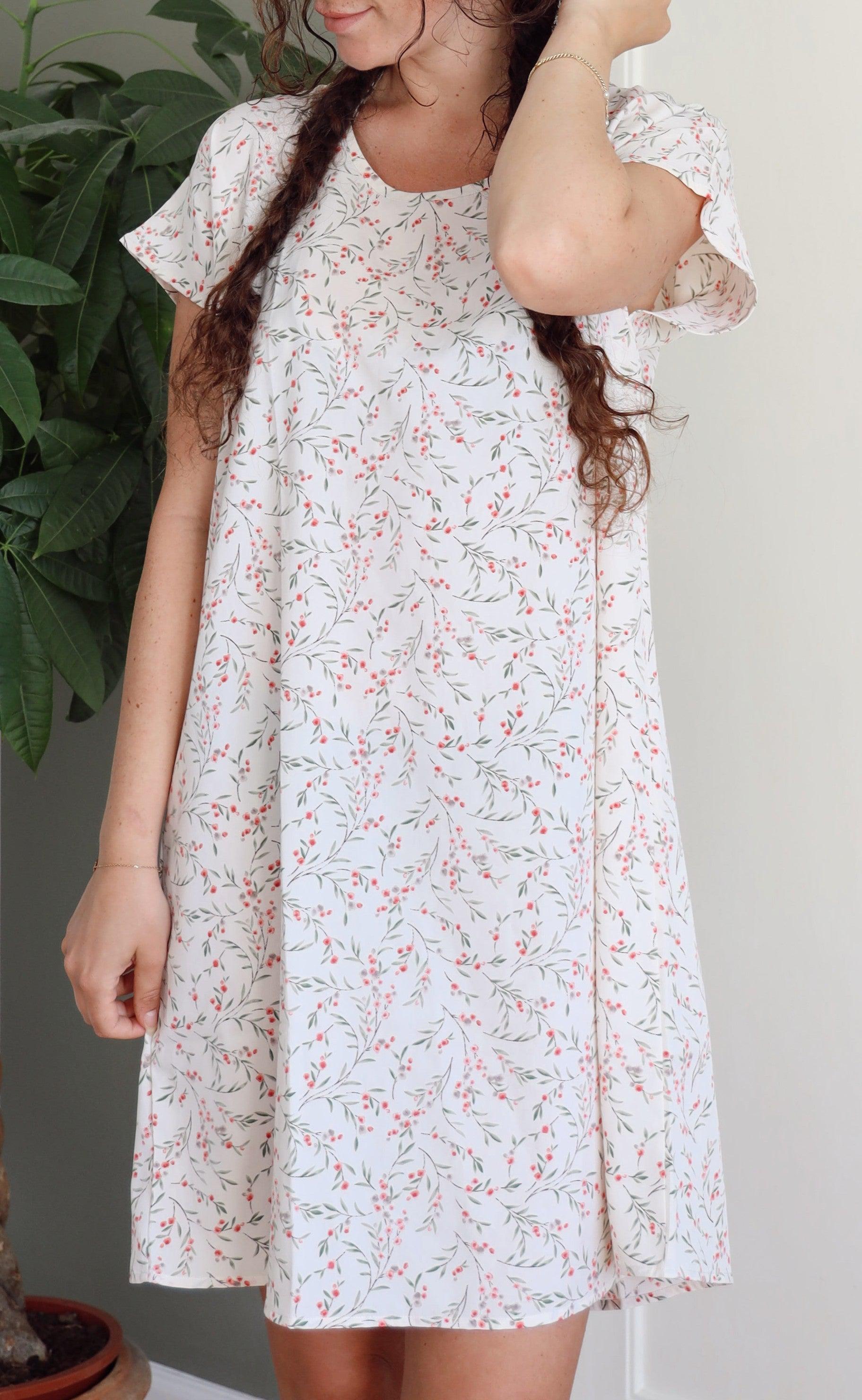 Say Ina Copenhagen Kjole Tina White   Rose Flower