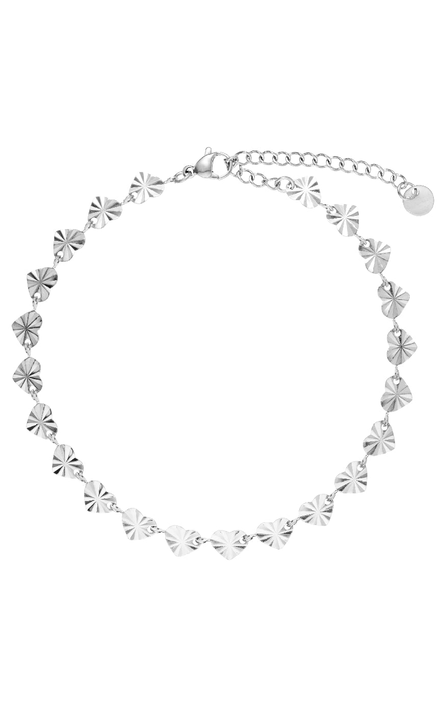 Smykkeli Copenhagen Ankelkæde Palma Silver Colour