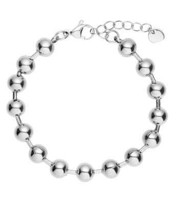 Smykkeli Copenhagen Armbånd Chunky Bobble Silver Colour