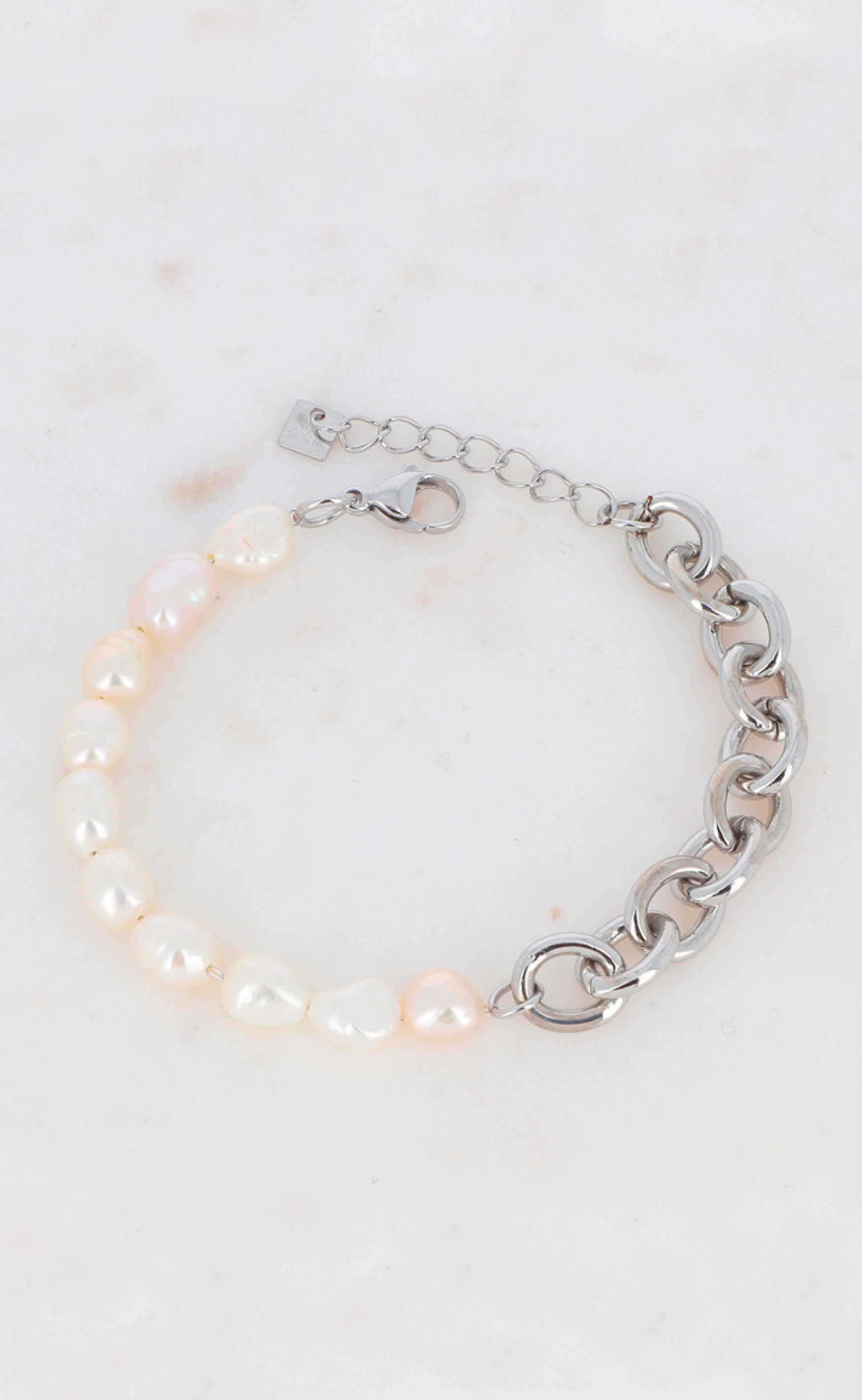 Smykkeli Copenhagen Armbånd Paris  Silver Colour    Freshwater Pearls