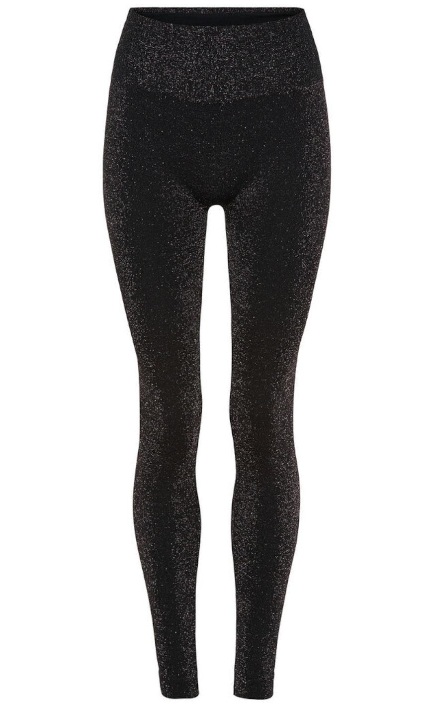 Tim   Simonsen Leggings Las Vegas Black  Silver Glitter