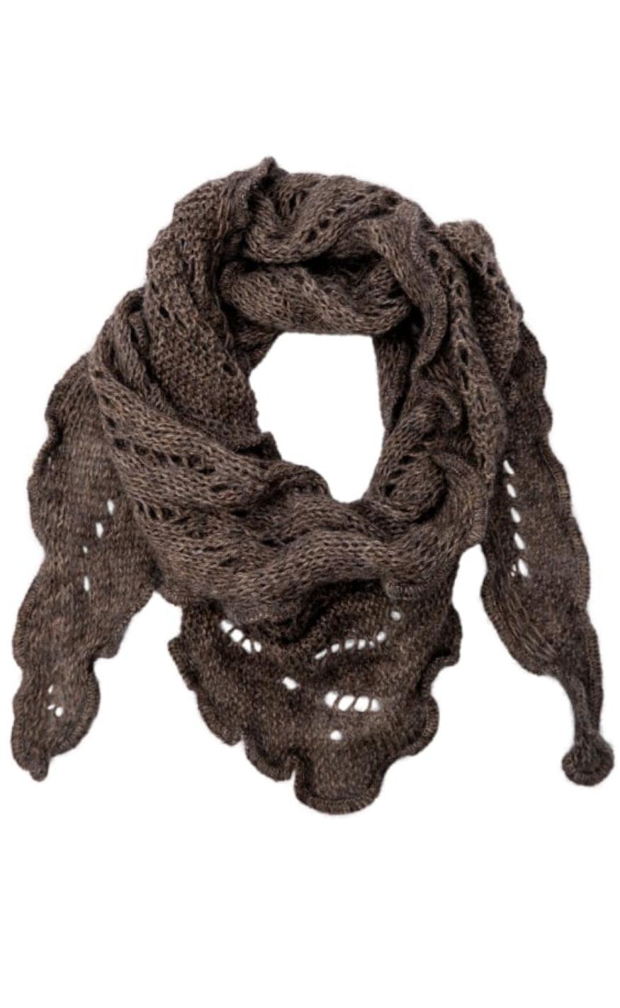 Black Colour Scarf Siri Mini Ash