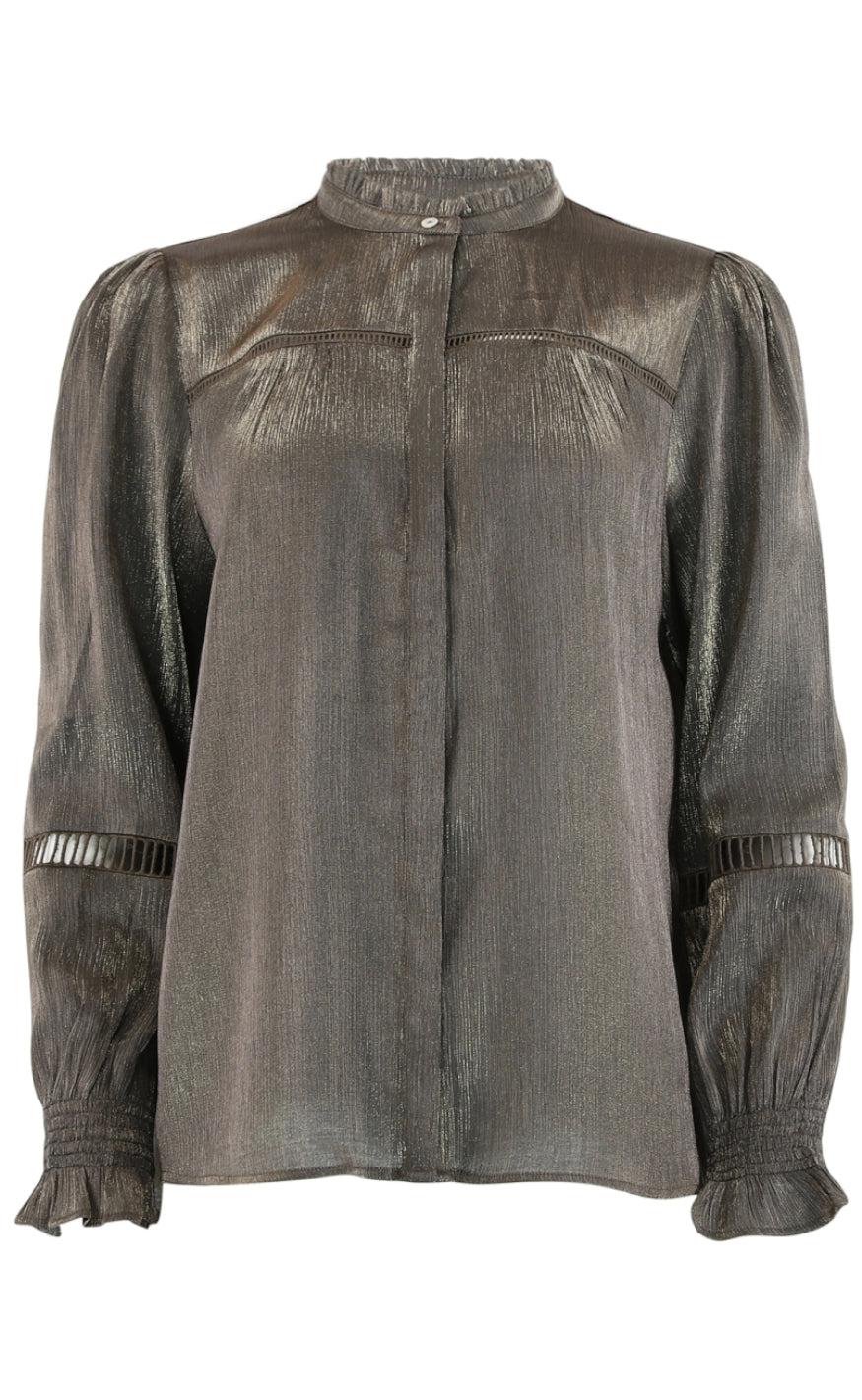 Continue Bluse Asta Chroche Latte
