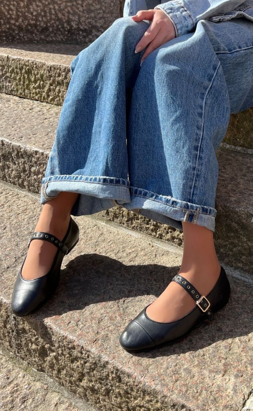 Copenhagen Shoes Ballerinaer Love And Dreams Black