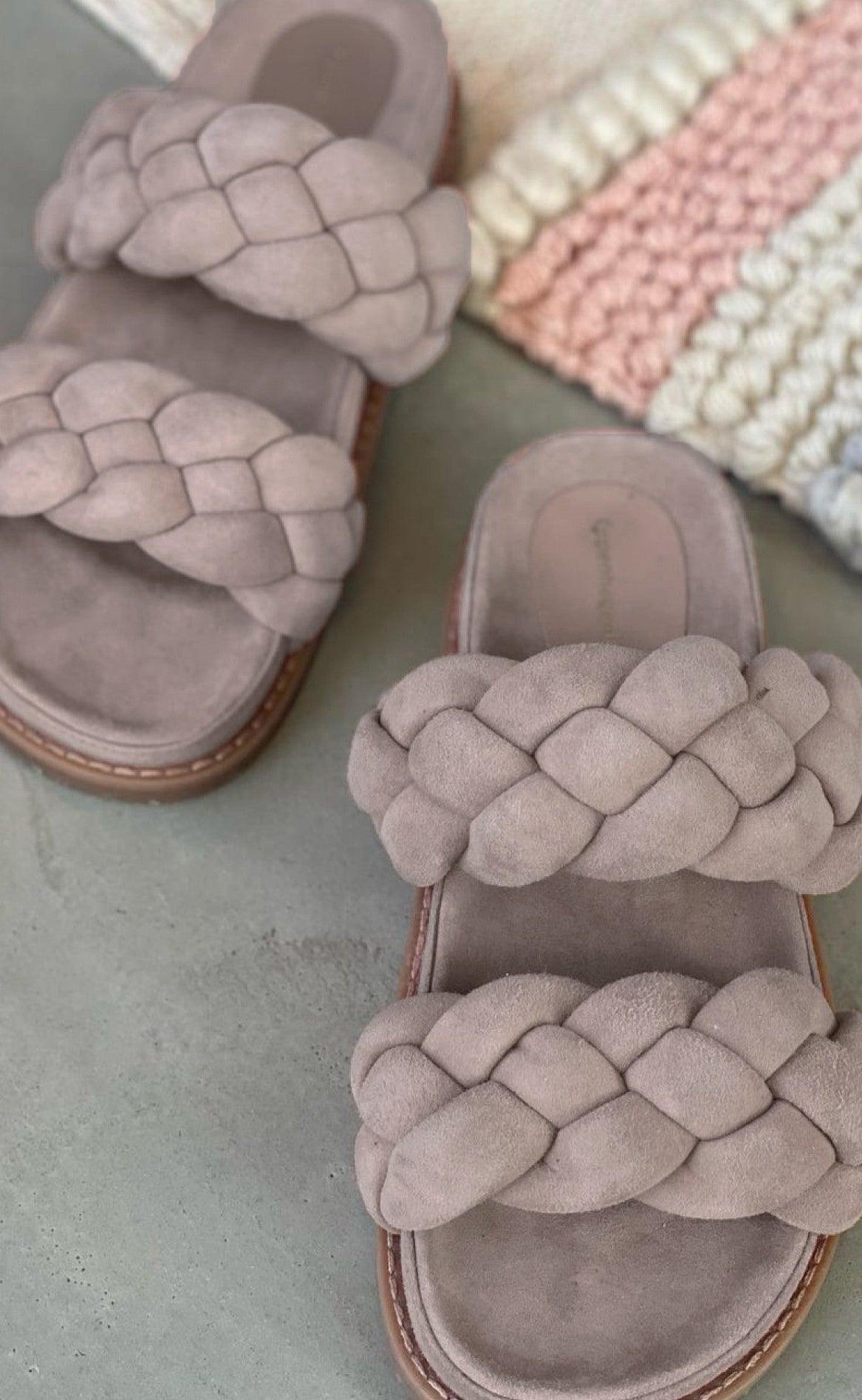 Copenhagen Shoes Sandal Fashionista Suede Biscuit