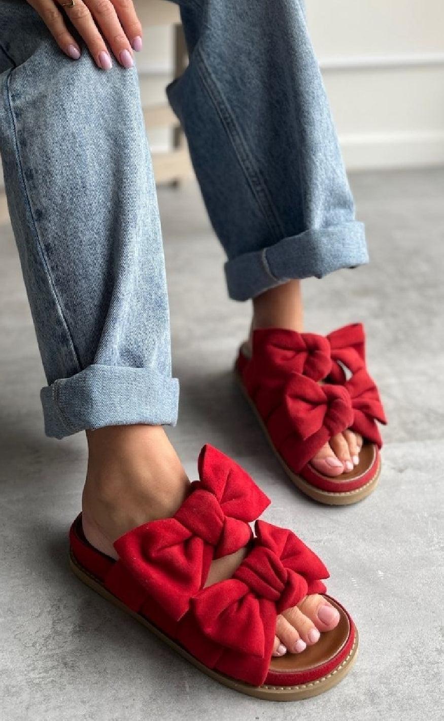 Copenhagen Shoes Sandaler Summer Dream Suede Red