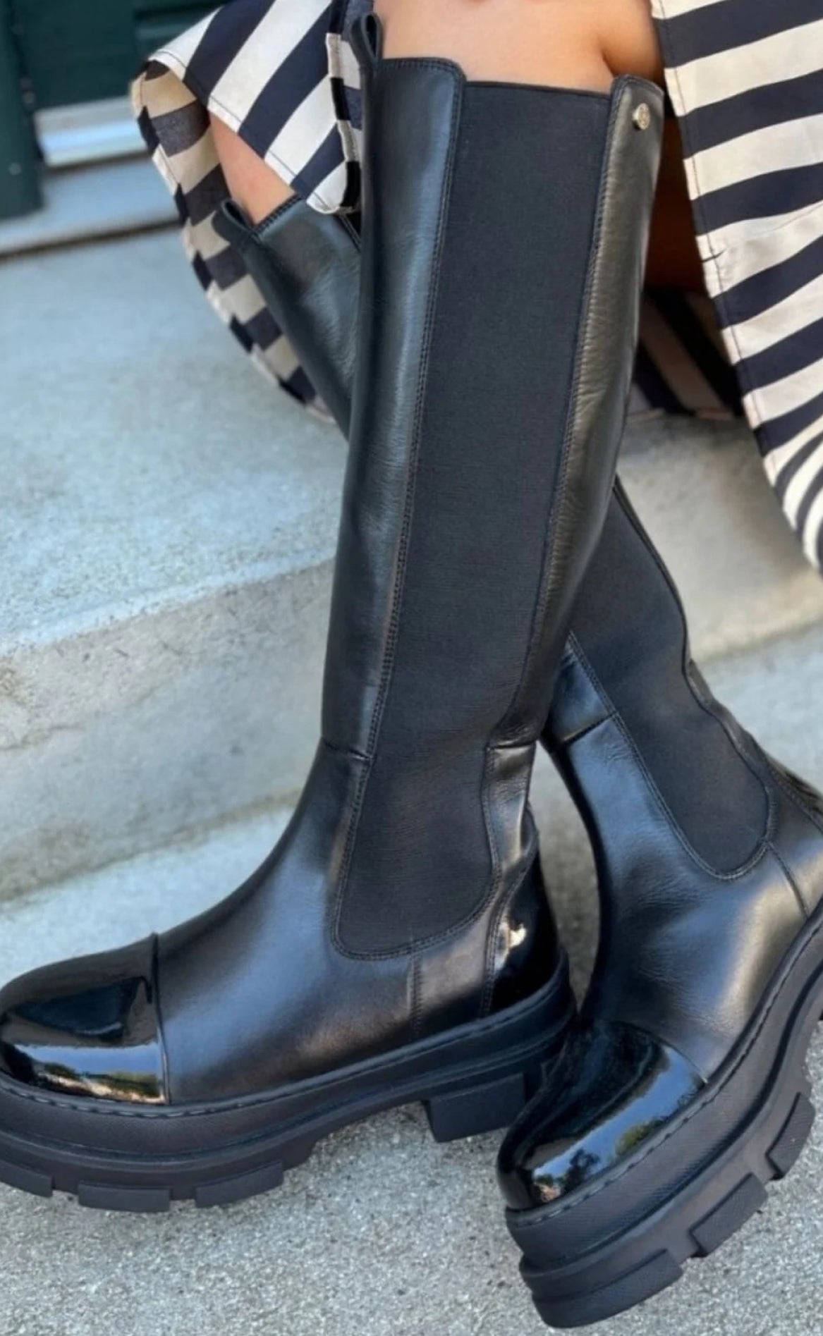 Copenhagen Shoes Støvle Follow Me Black Patent