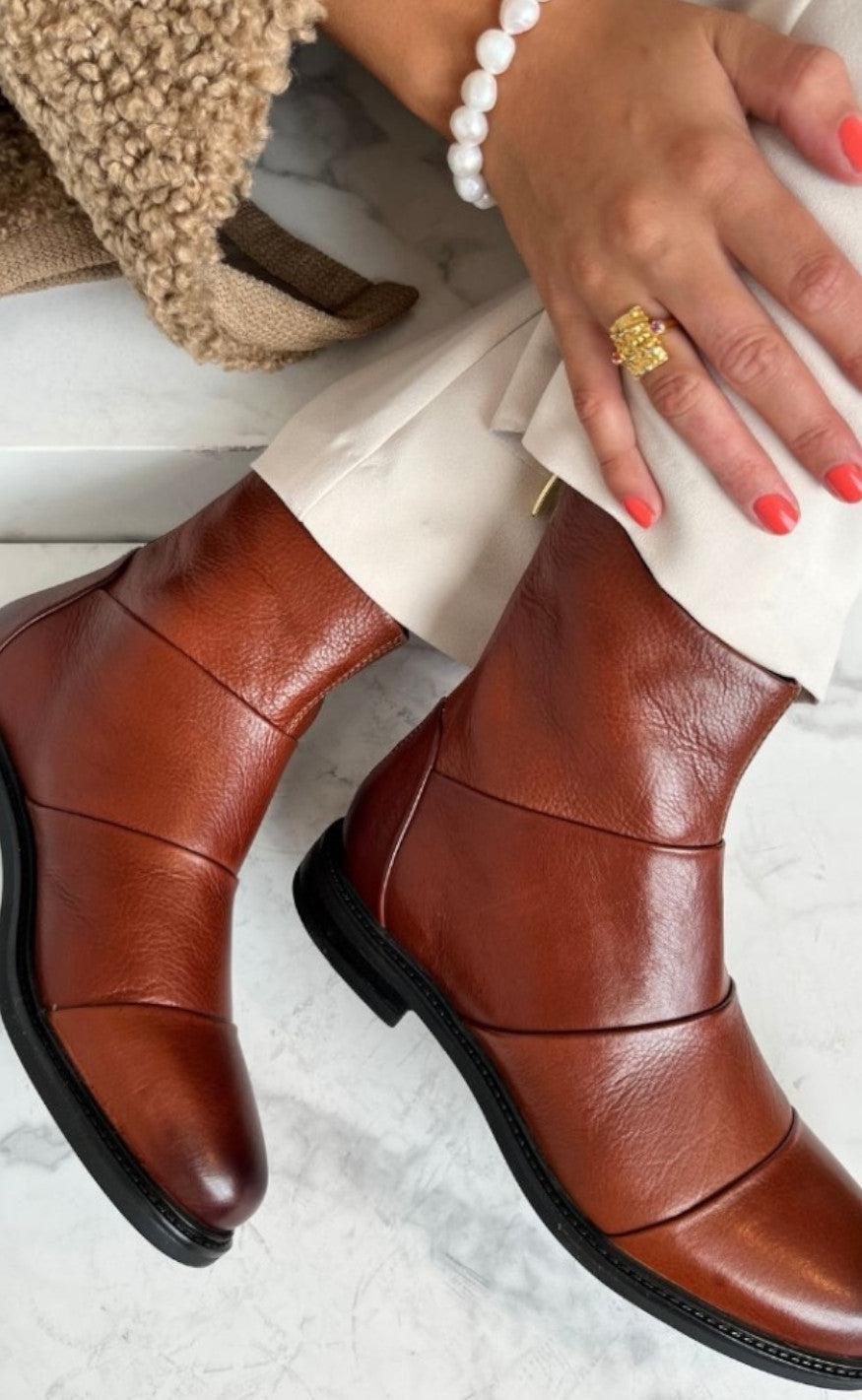 Copenhagen Shoes Støvler Stephanie Cognac