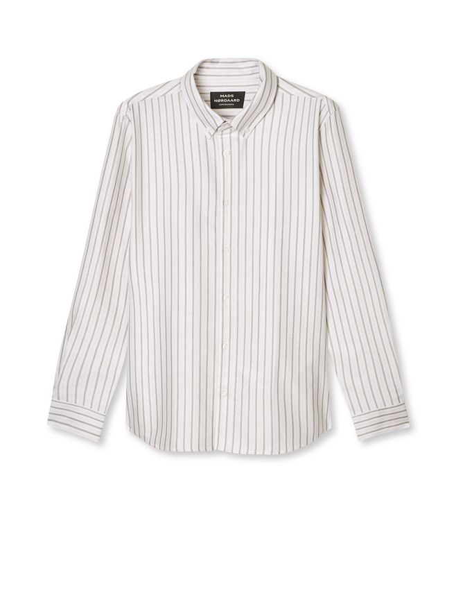 Cotton Oxford Sune Stripe Shirt Bd