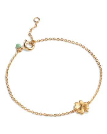 Enamel Copenhagen Armbånd Organic Clover Forgyldt
