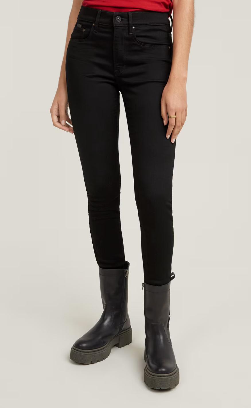-star Bukser Skinny Wmm Pitch Black