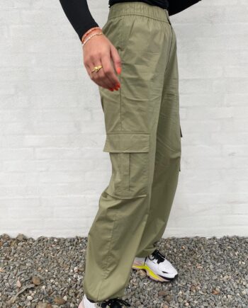 Global Funk Bukser Lana-  Carney Dark Khaki