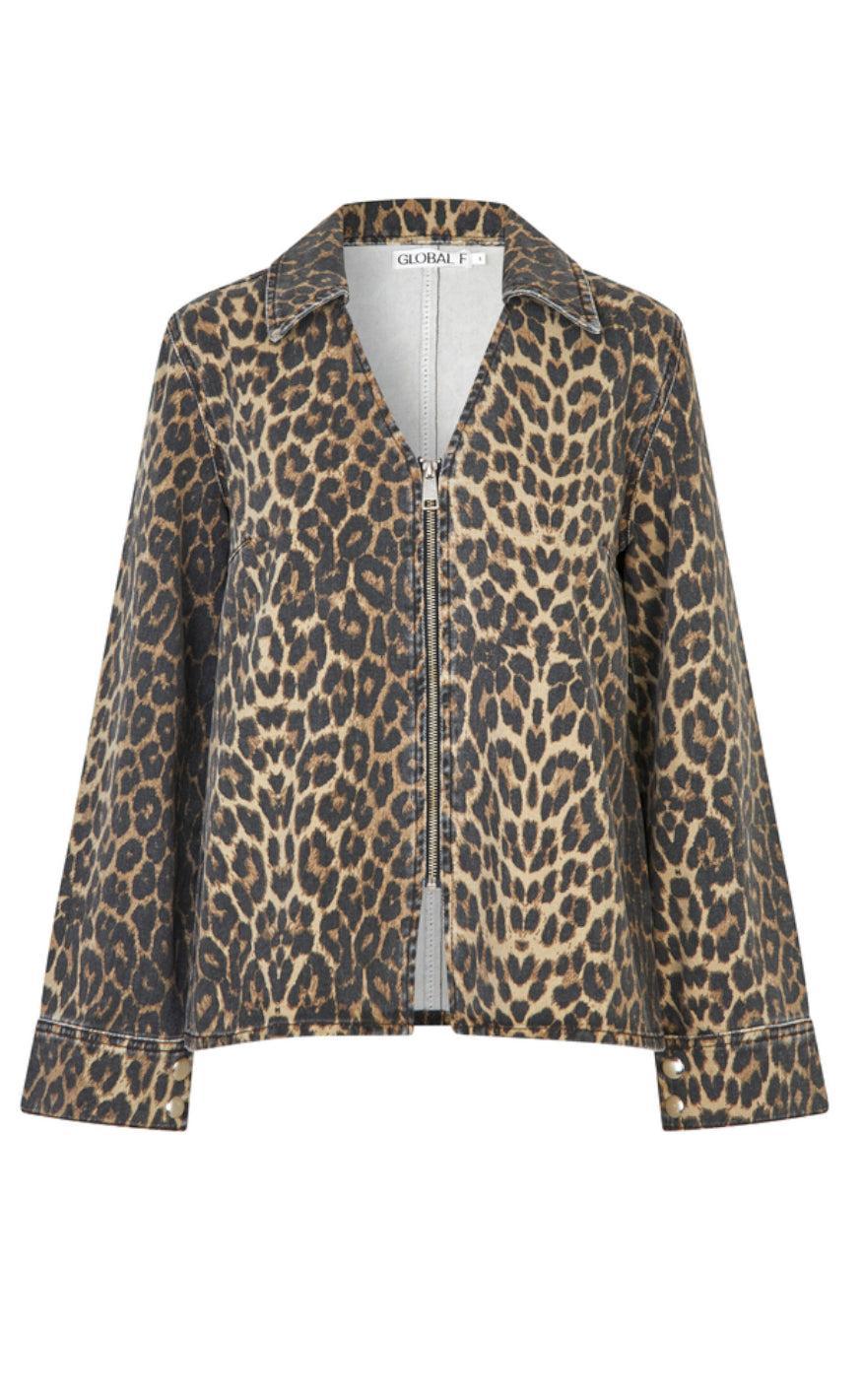 Global Funk Skjorte Panema-  Leopard Mist