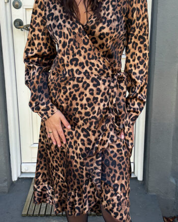 Say Ina Copenhagen Kjole Brina Wrap Leopard