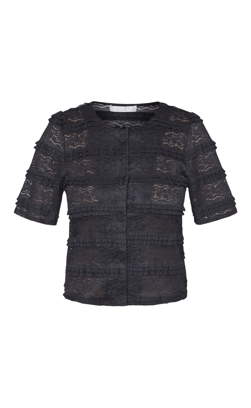 Sisters Point Bluse Nan-top Black