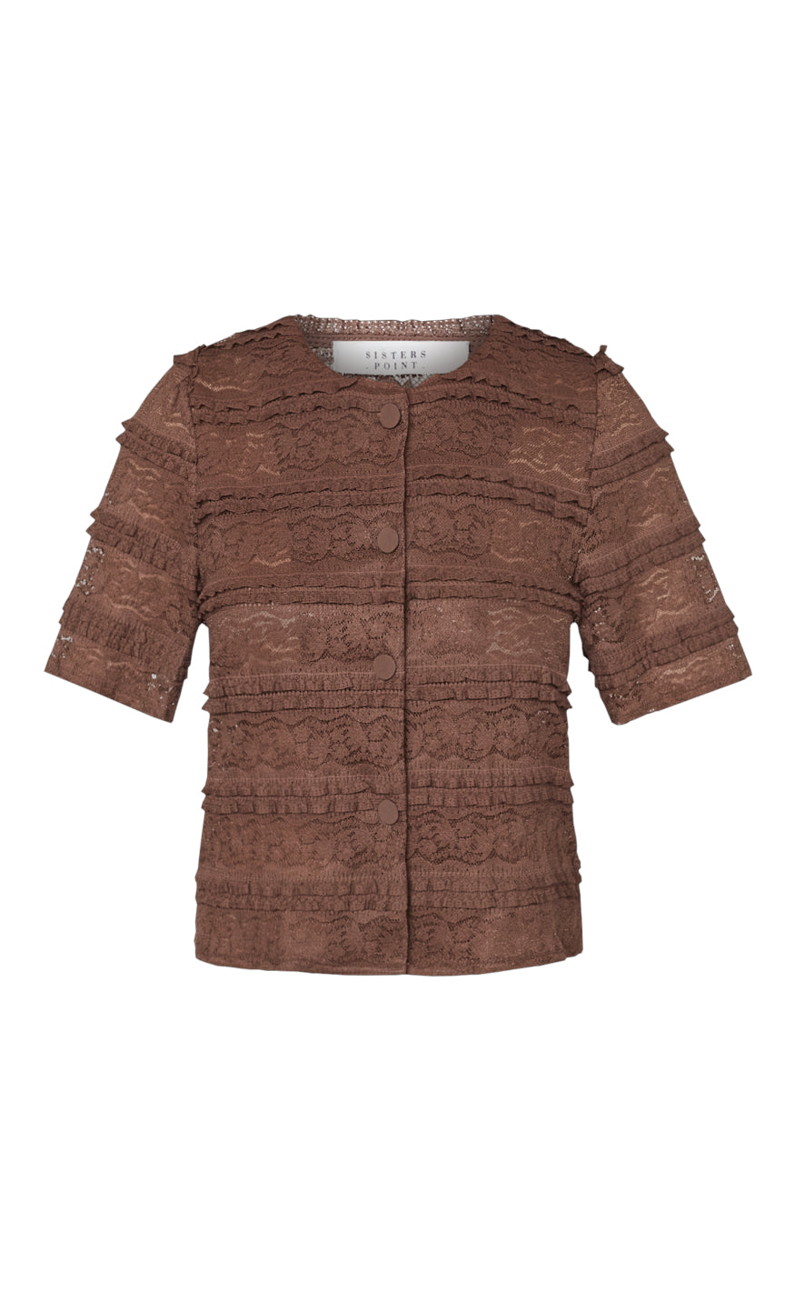 Sisters Point Bluse Nan-top Brown