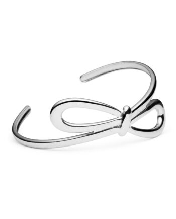 Smykkeli Copenhagen Armbånd Chunky Bow Silver Colour