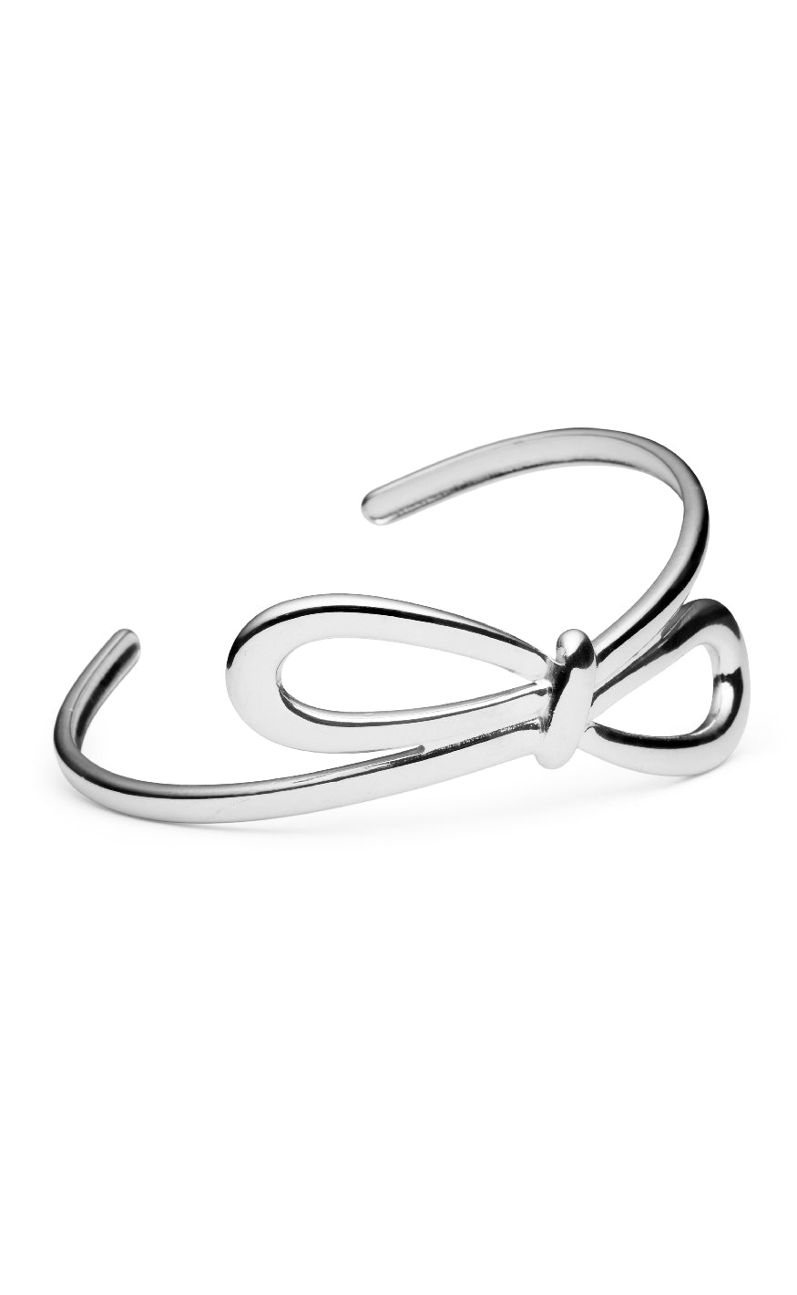 Smykkeli Copenhagen Armbånd Chunky Bow Silver Colour