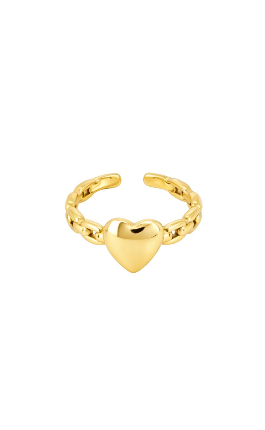 Smykkeli Copenhagen Ring Crush Gold Colour