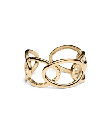 Smykkeli Copenhagen Ring Svaneke Gold Colour