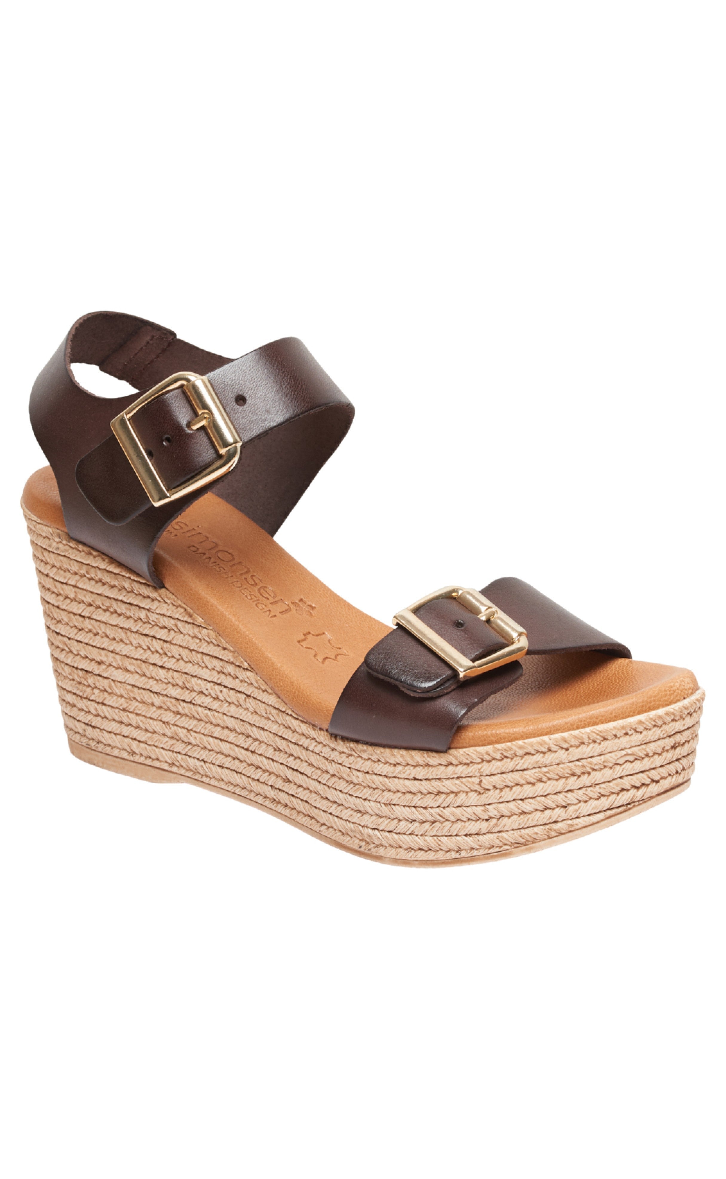 Tim   Simonsen Sandaler Susanne Brown   Marron