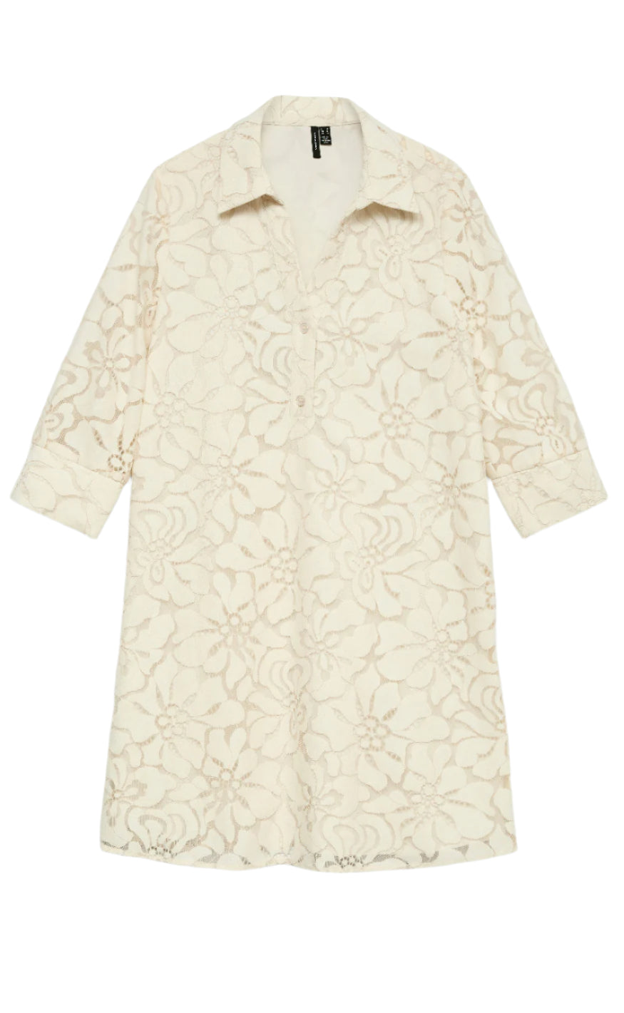 Vero Moda Kjole Tedora Birch Silver Mink