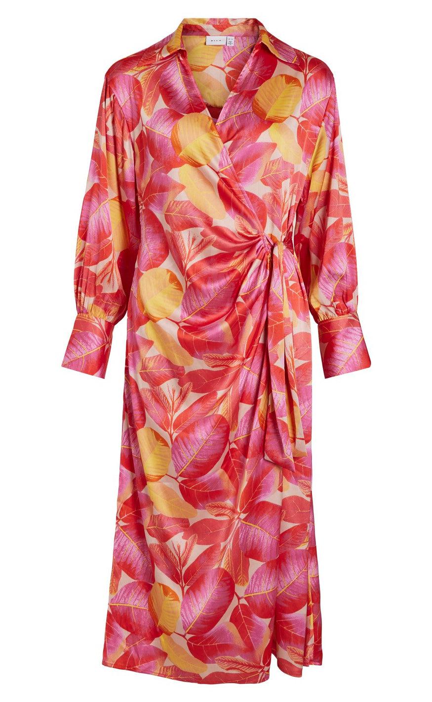 Vila Kjole Costanta     Wrap Tigerlily
