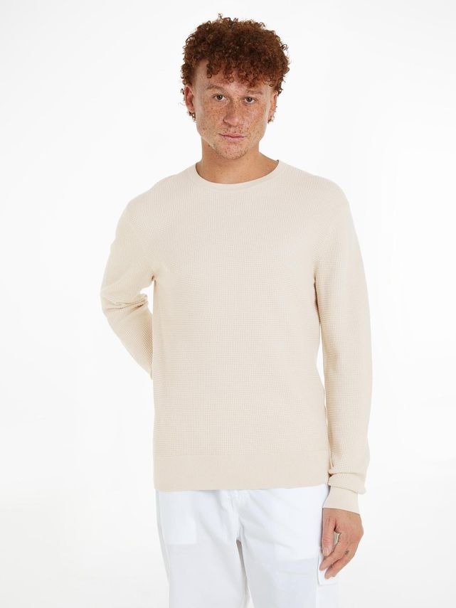 Waffle Structure Sweater