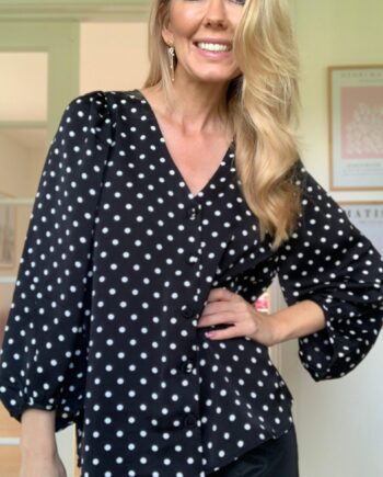 -view Bluse Anja Black