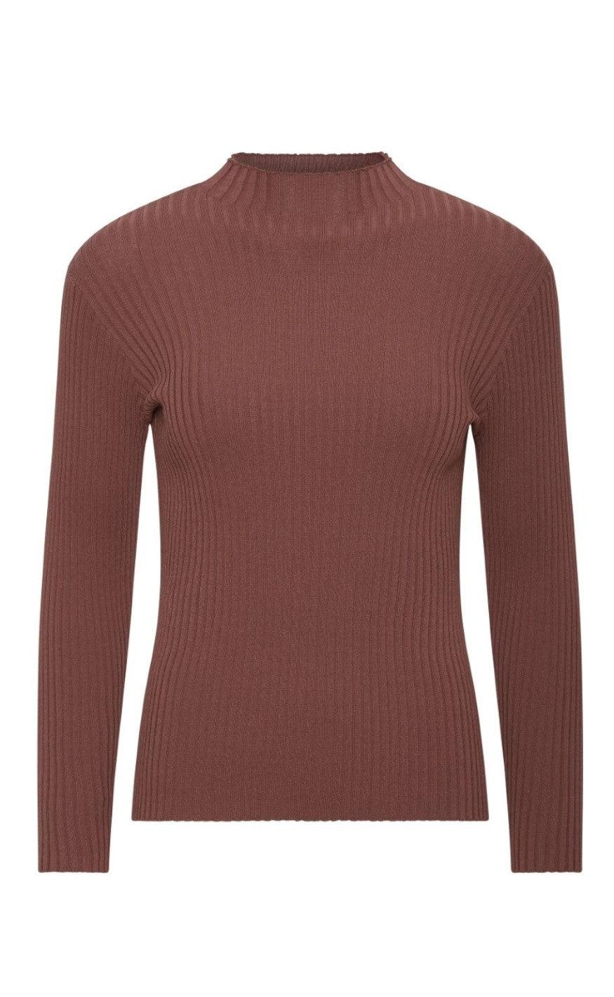 -view Bluse Jeanne Old Rose