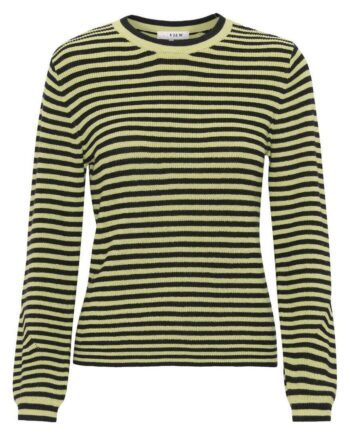 -view Bluse Violet Knit Blouse Black Green