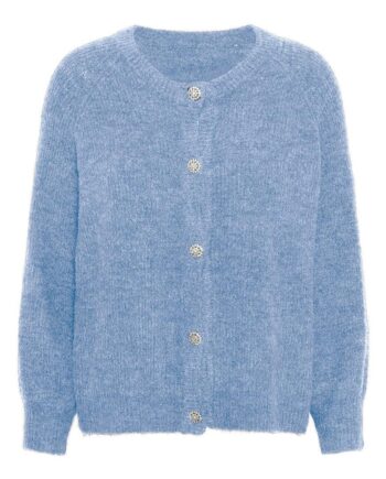 -view Cardigan Menorca Light Blue