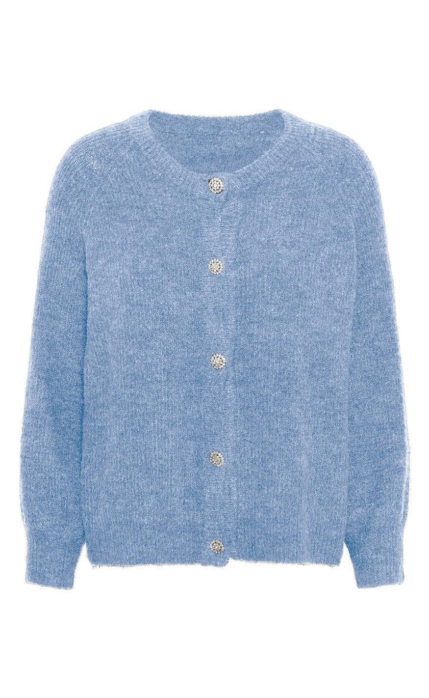 -view Cardigan Menorca Light Blue