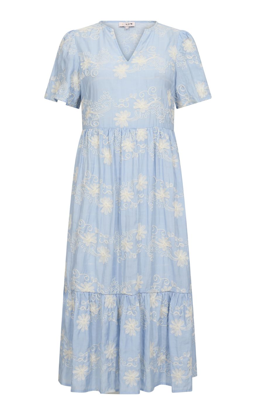 -view Kjole Daffodil Light Blue