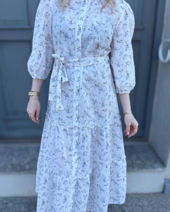 -view Kjole Kate  -neck Lilac Yellow