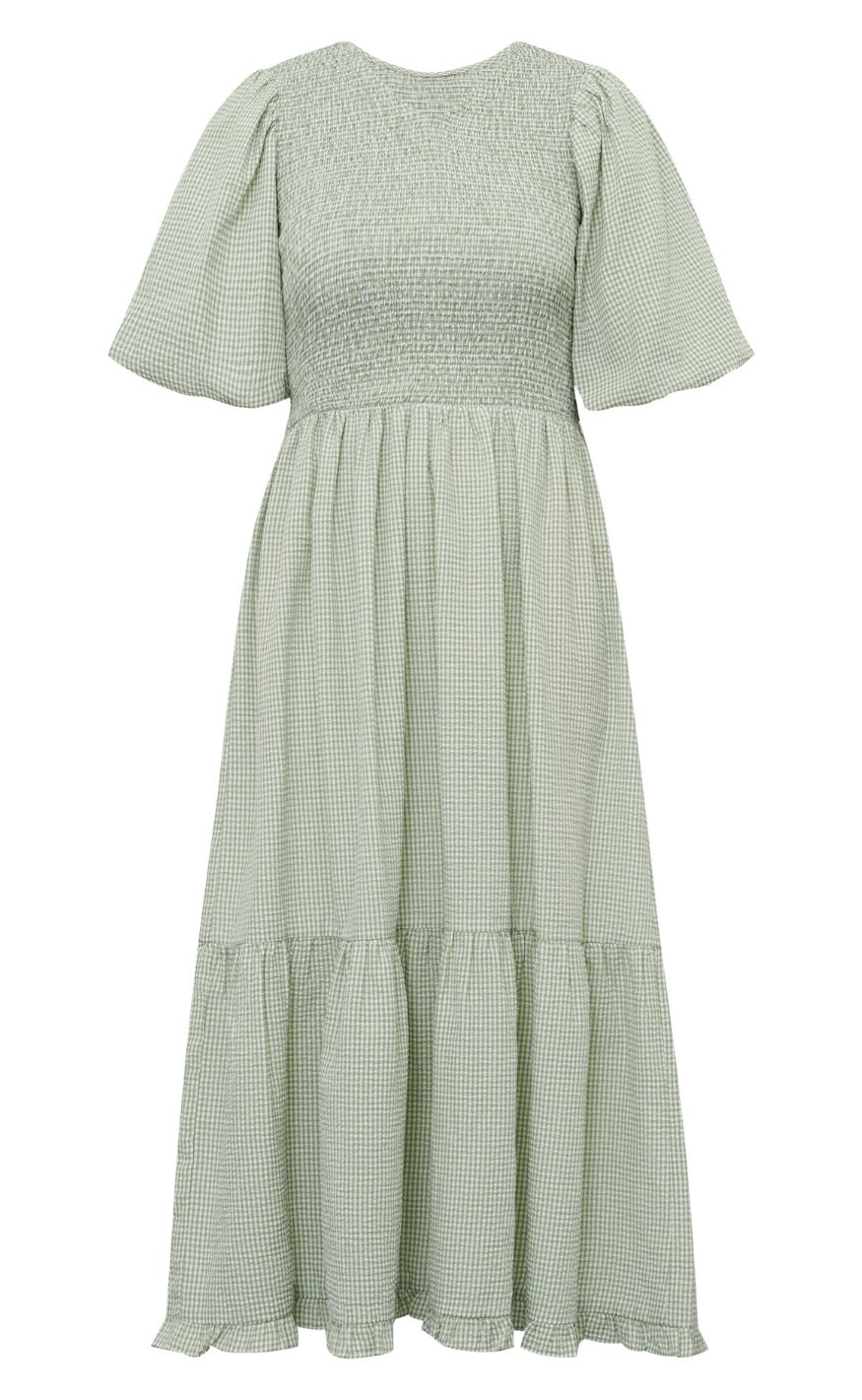 -view Kjole Signa Dusty Green