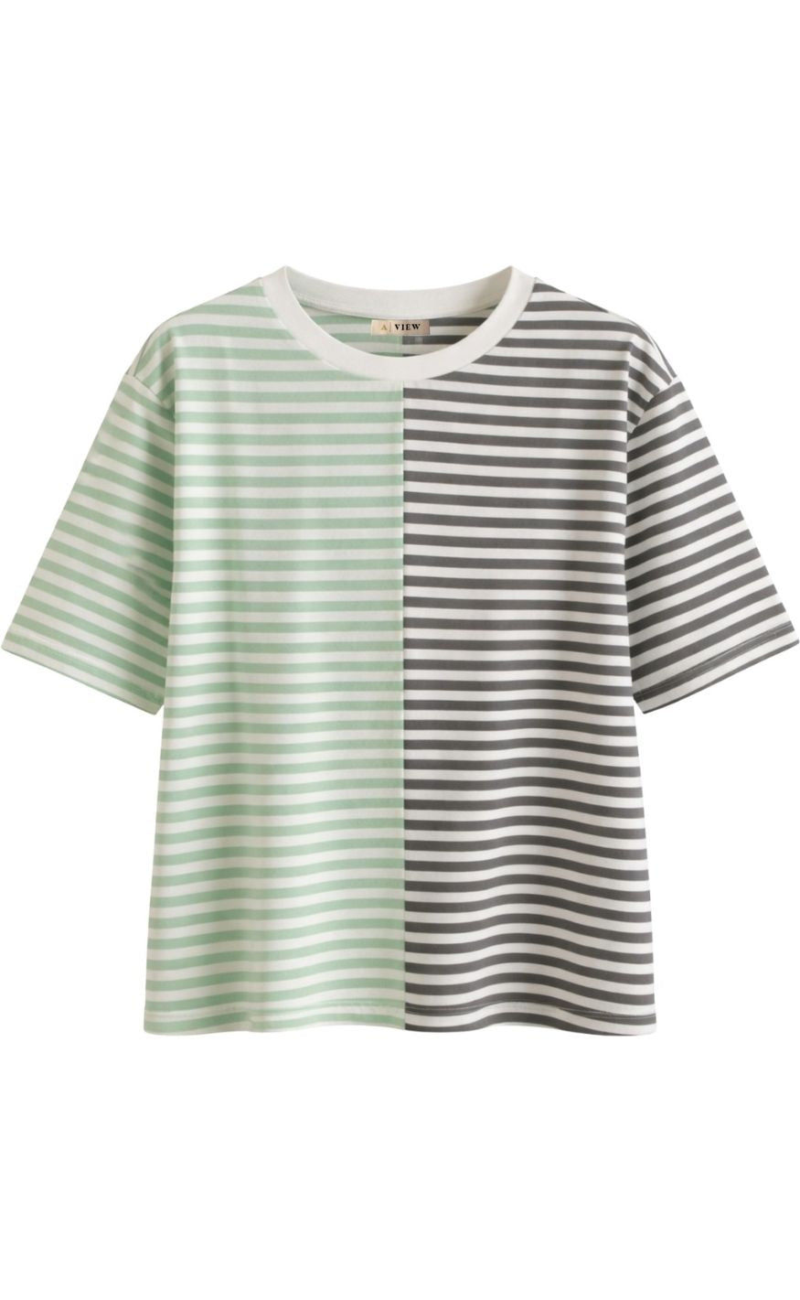 -view  -shirt Summer Ss Mint Green
