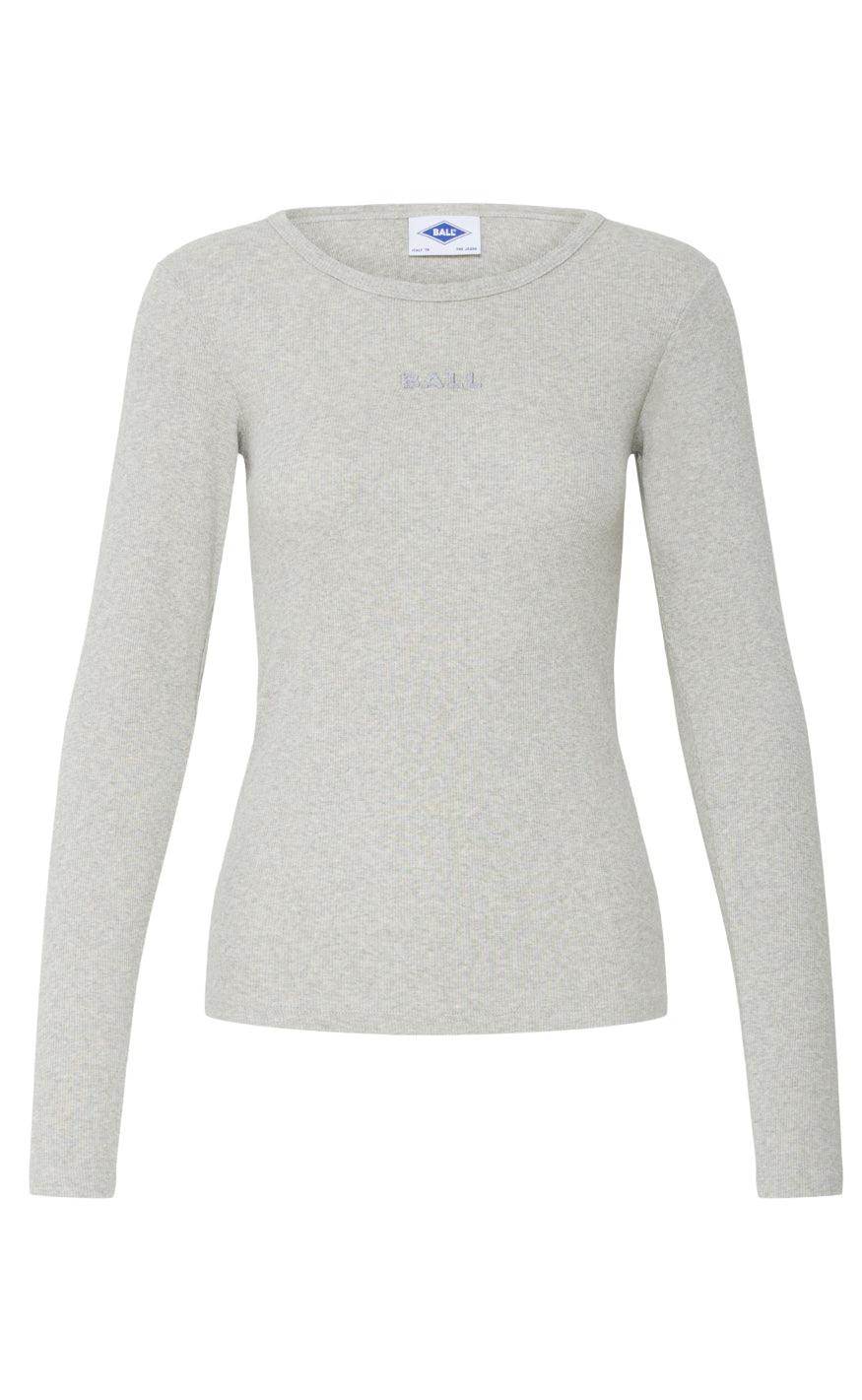 Ball Original Bluse Tobelli Medium Gray Melange